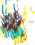 Abstract Composition SI2 – Expressive Mixed-Media Art on Paper 