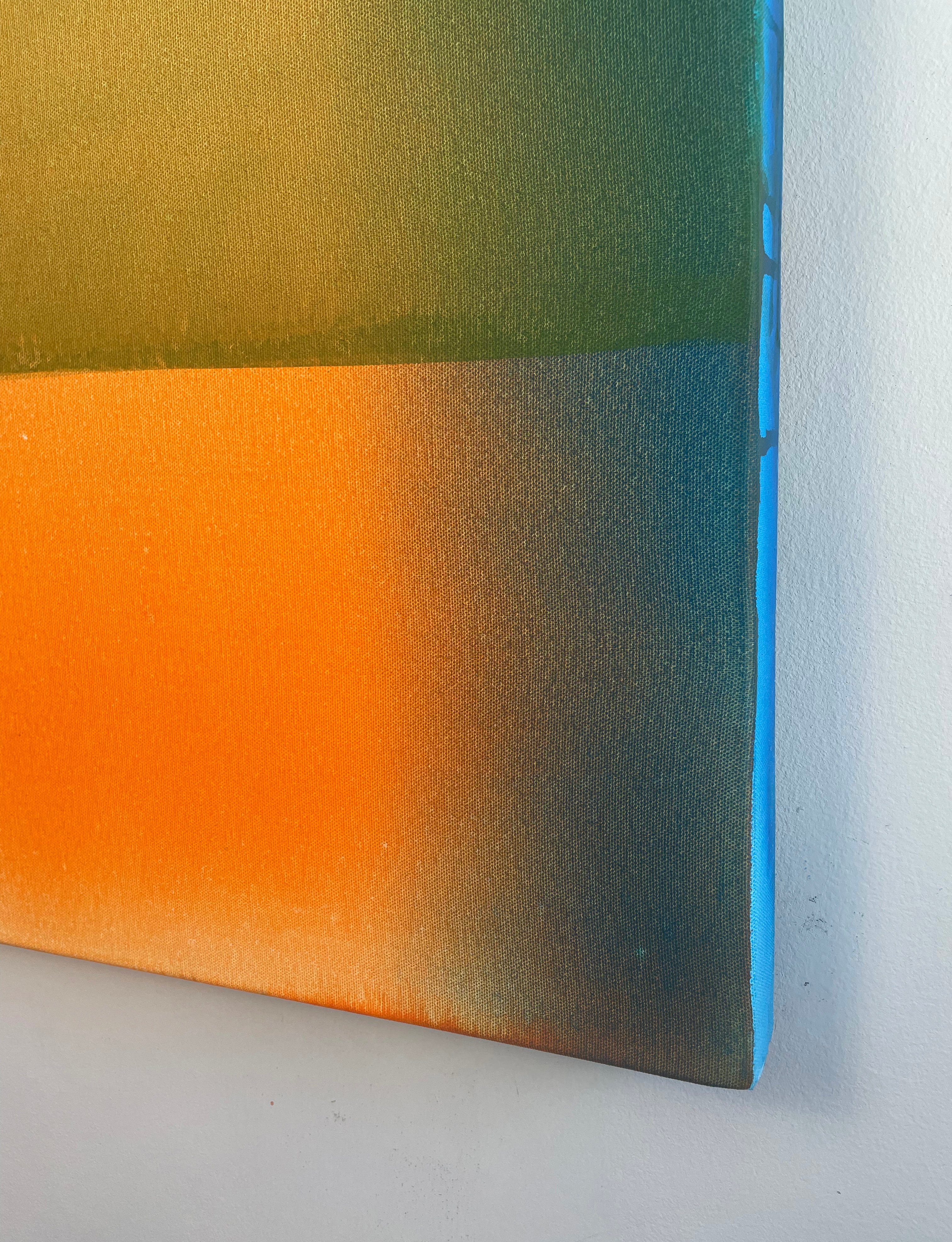 I Wish It Would Be Your Color – Minimalist Abstract Painting | Warm Gradient image 4