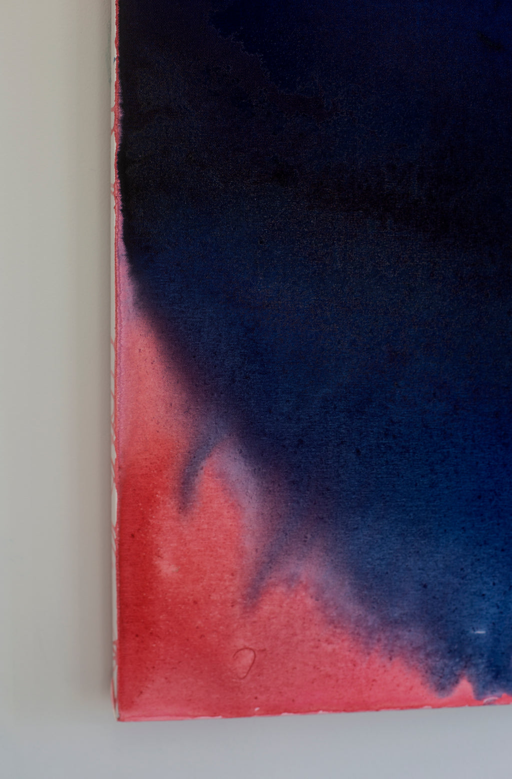 Fire In The Darkness – Atmospheric Abstract Oil Painting with Deep Contrasts image 5