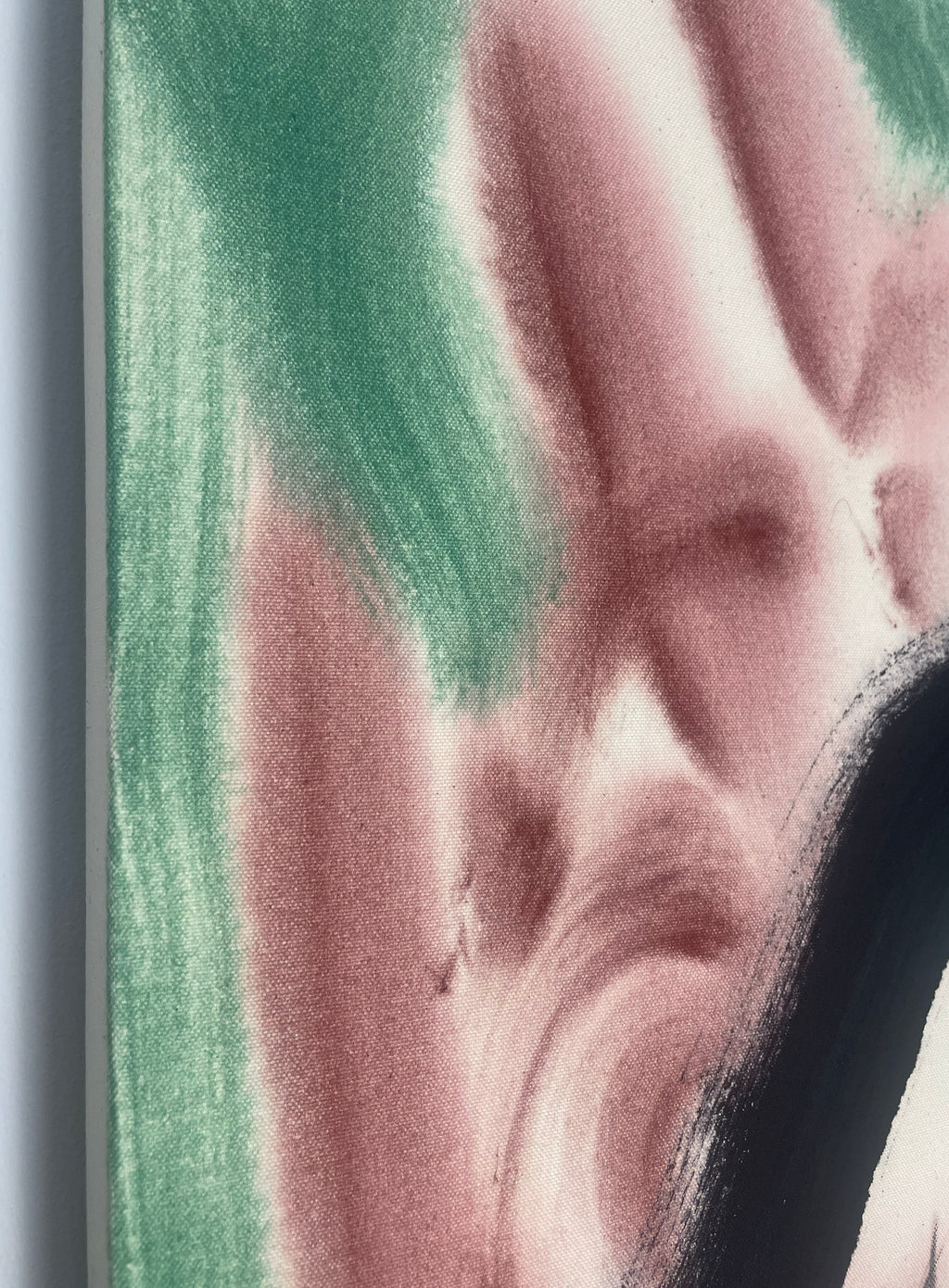 Field Study – Original Abstract Painting, Minimal Gestural Composition image 3