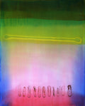 Disappearance – Minimalist Abstract Painting, Ethereal Color Composition image 2