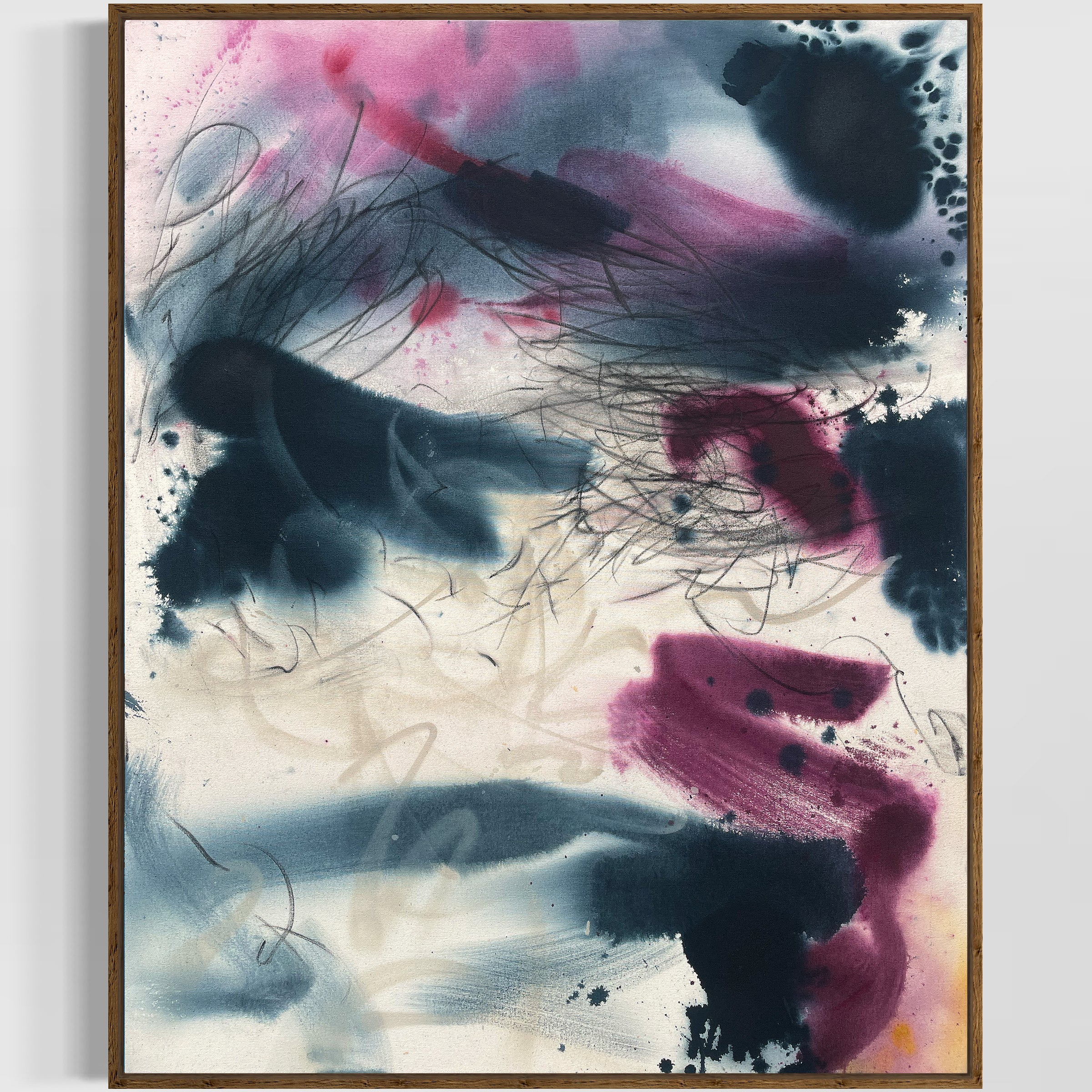 WUTHERING SURGE I – Original Abstract Painting | Atmospheric and Expressive image 0