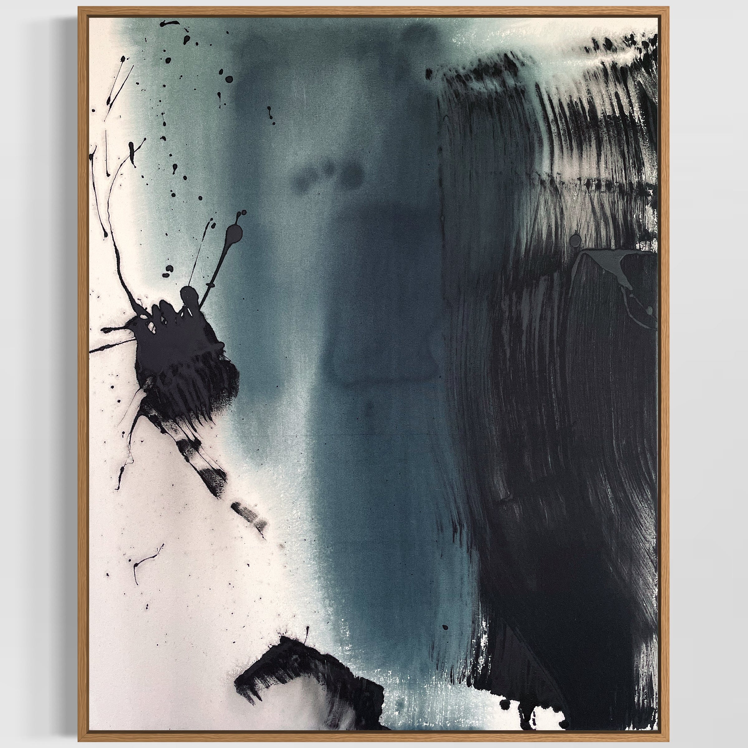 SHADOW PLANE – Minimalist Abstract Painting | Atmospheric and Calm image 0