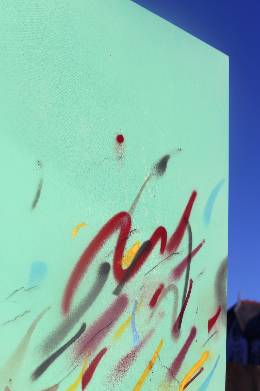 Water Archive – Minimalist Abstract Painting | Fluid Contemporary Canvas Art image 5