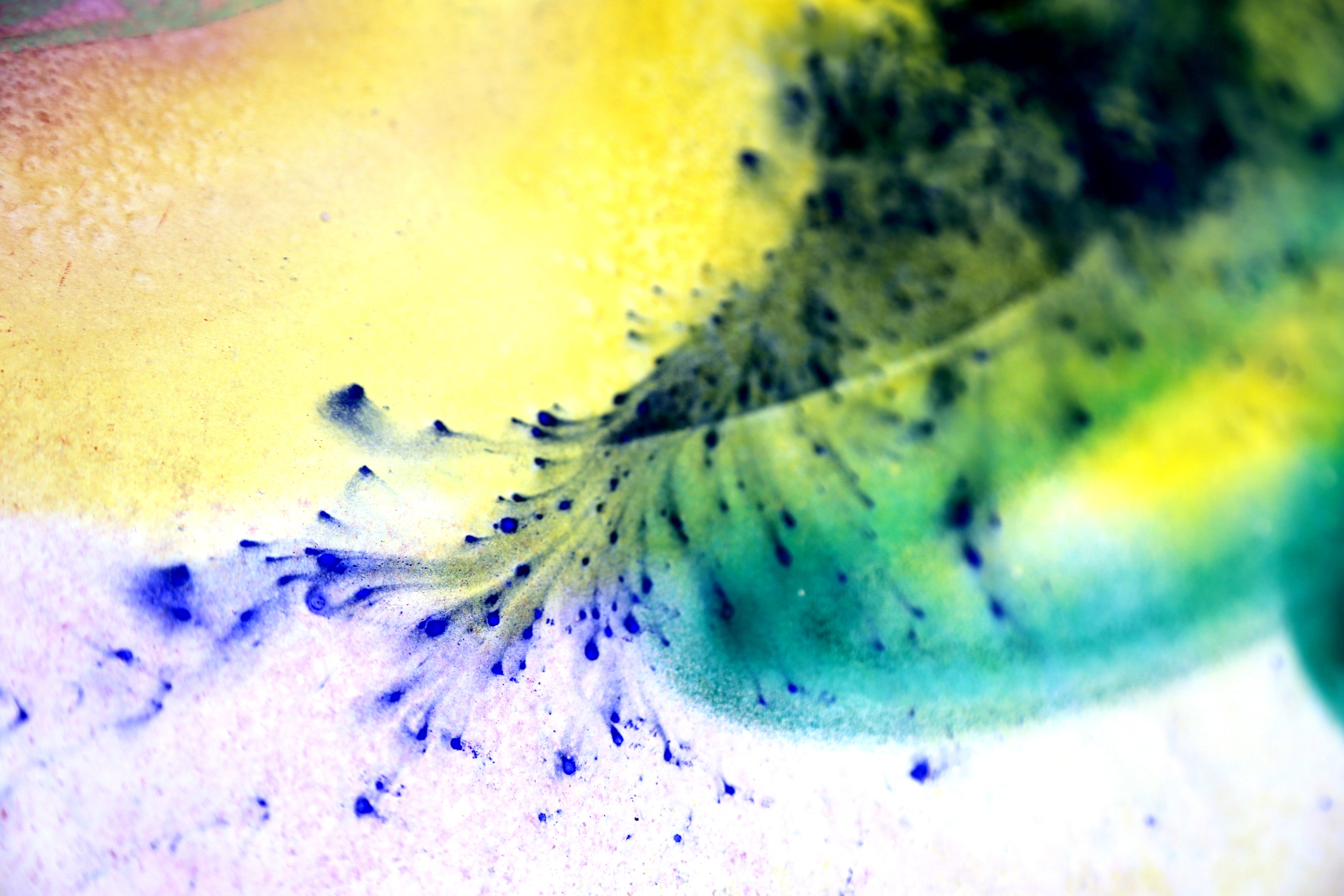 Abstract Painting N139 – Expressive and Vibrant Mixed-Media Abstract Artwork image 3