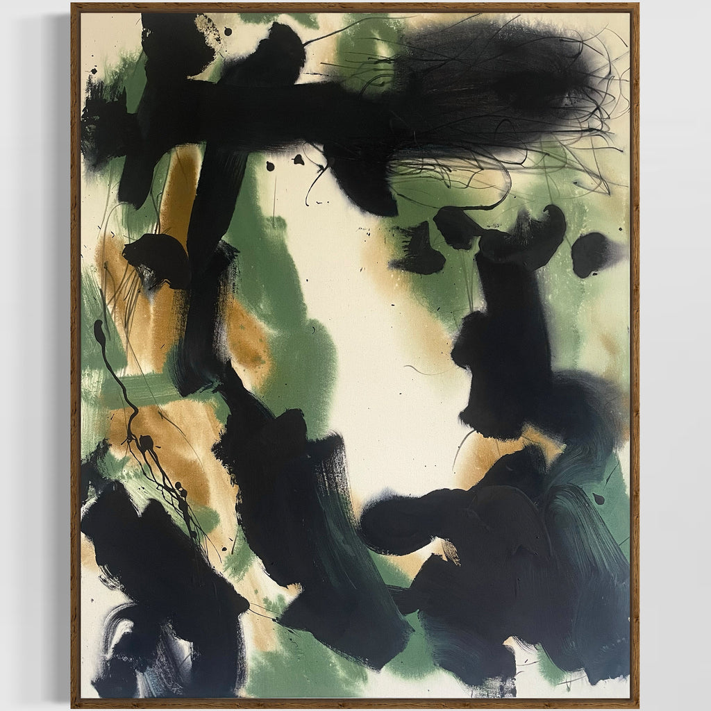 Nowth Upon Nacht – Abstract Painting | Gestural Nocturne image 0