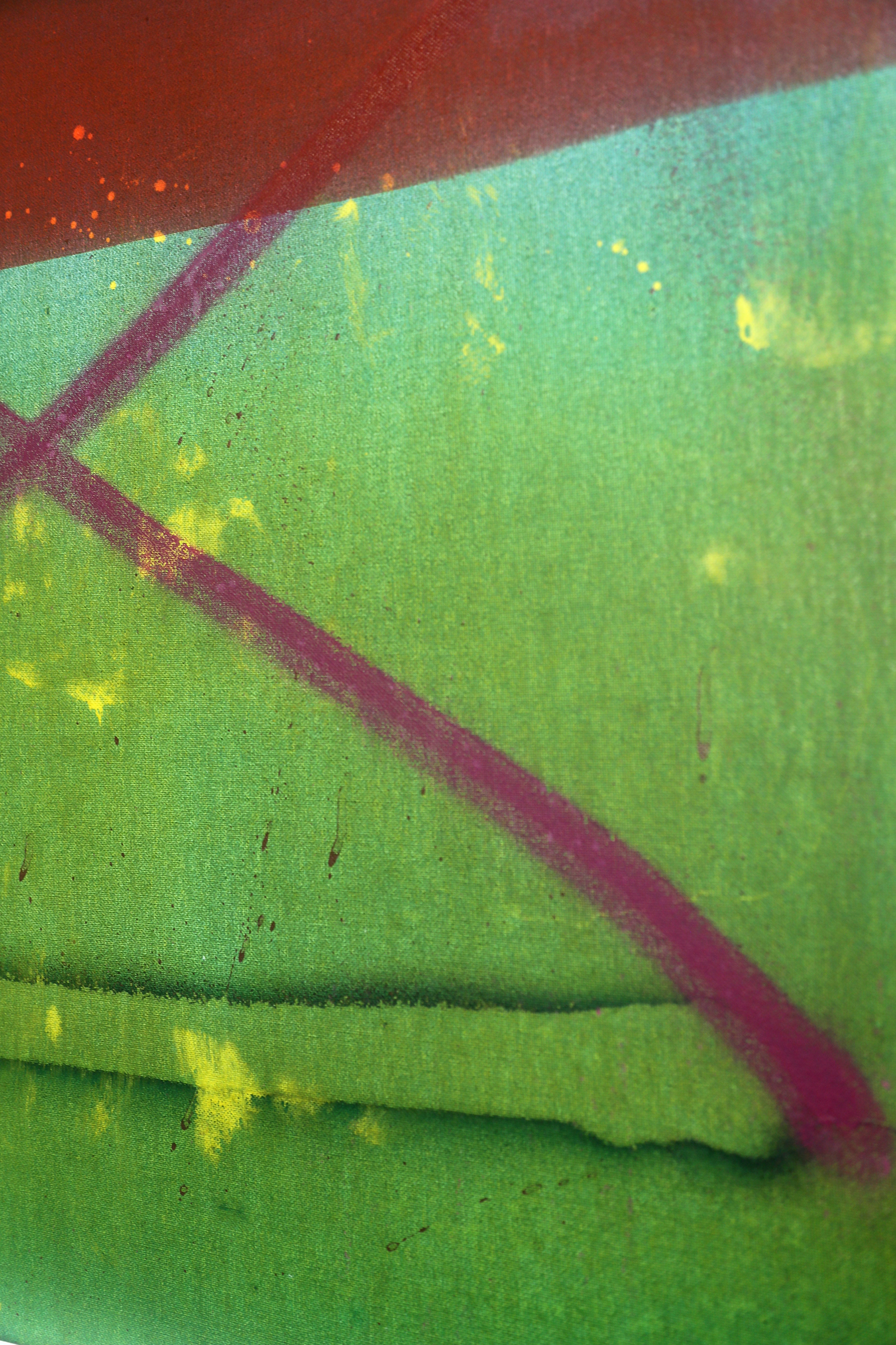 What Else Is There? – Expressive Abstract Painting, Bold Color Contrast image 4
