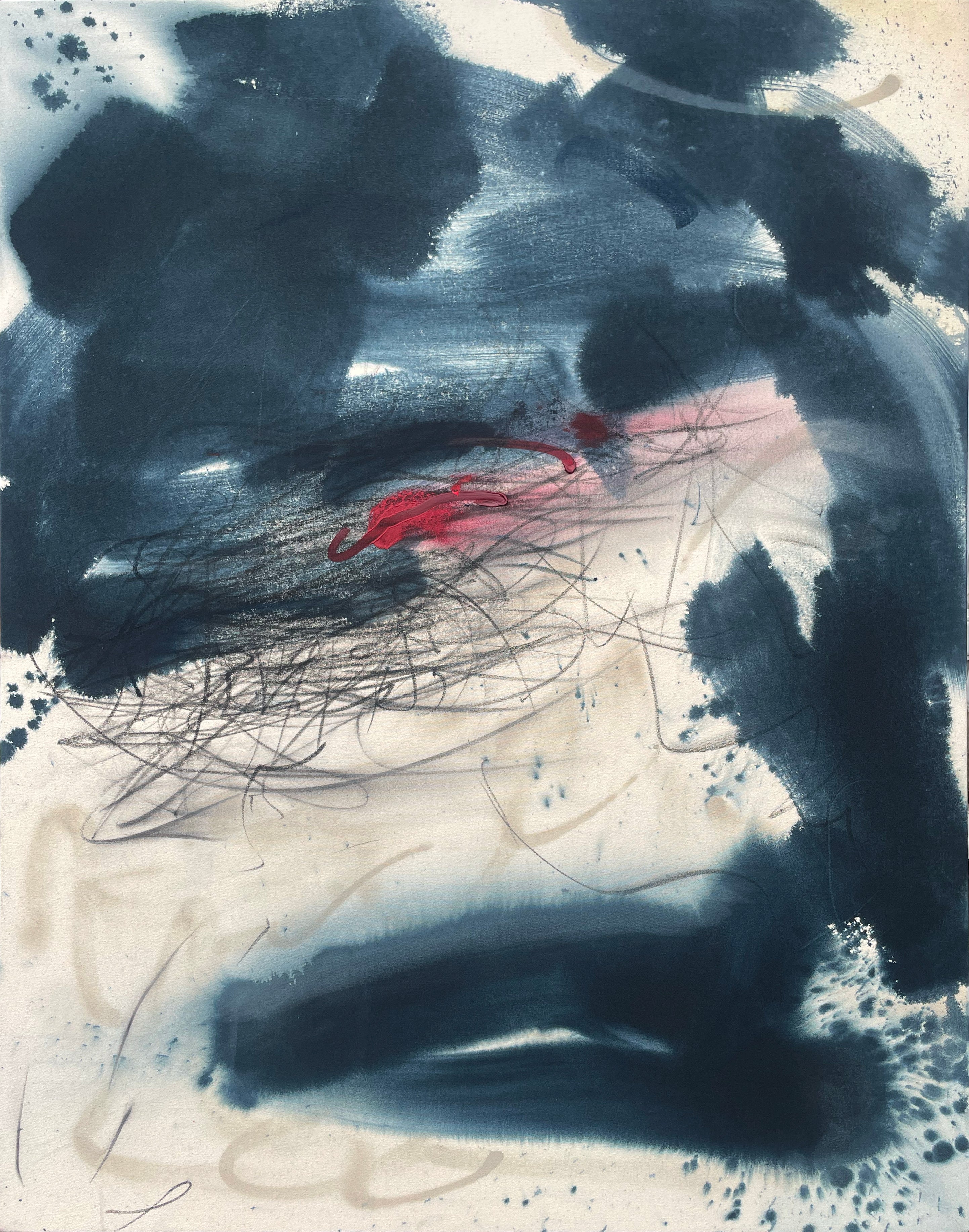 WUTHERING SURGE II – Emotional Abstract Painting | Atmospheric and Express image 2