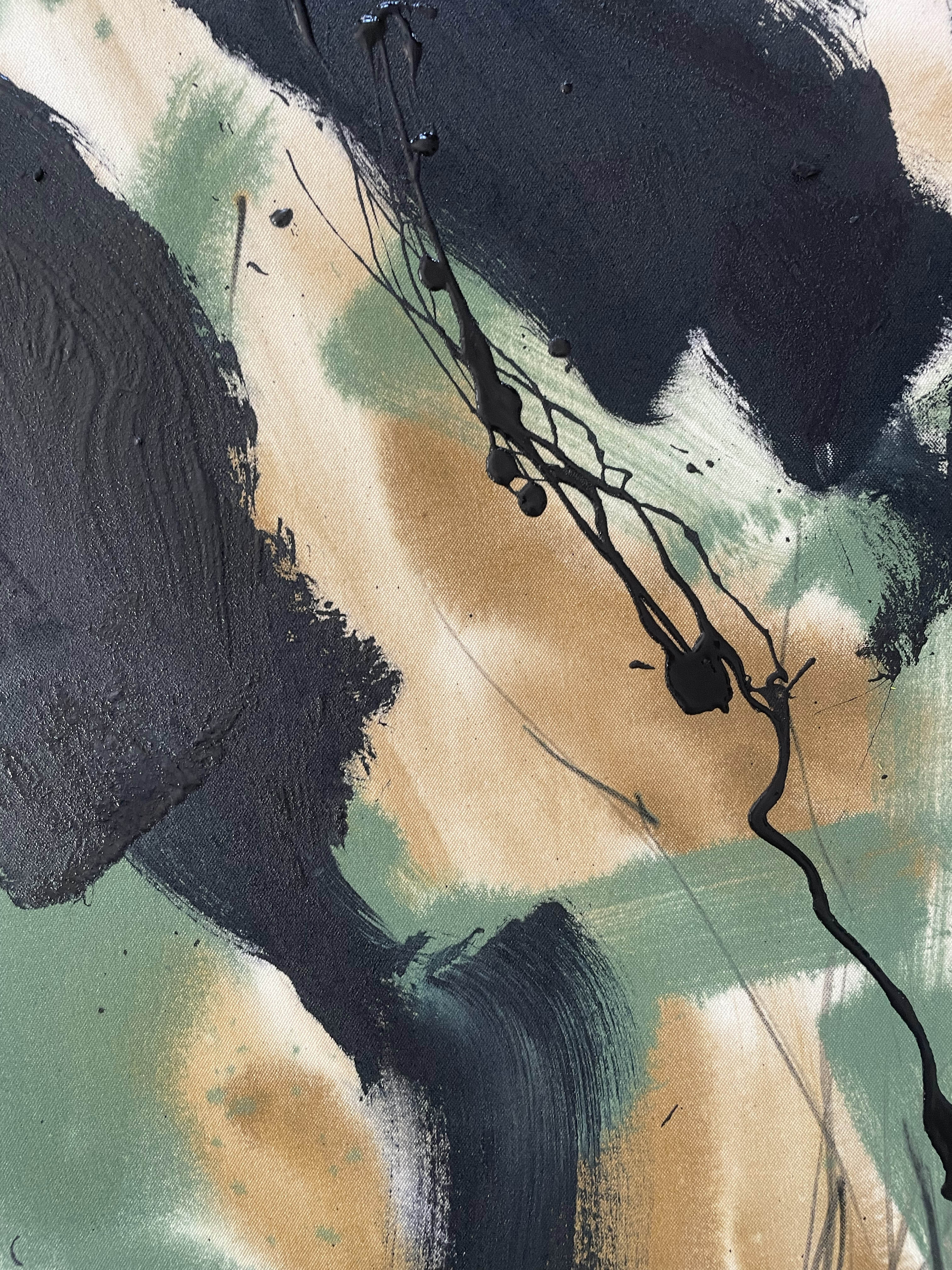 Nowth Upon Nacht – Abstract Painting | Gestural Nocturne image 4