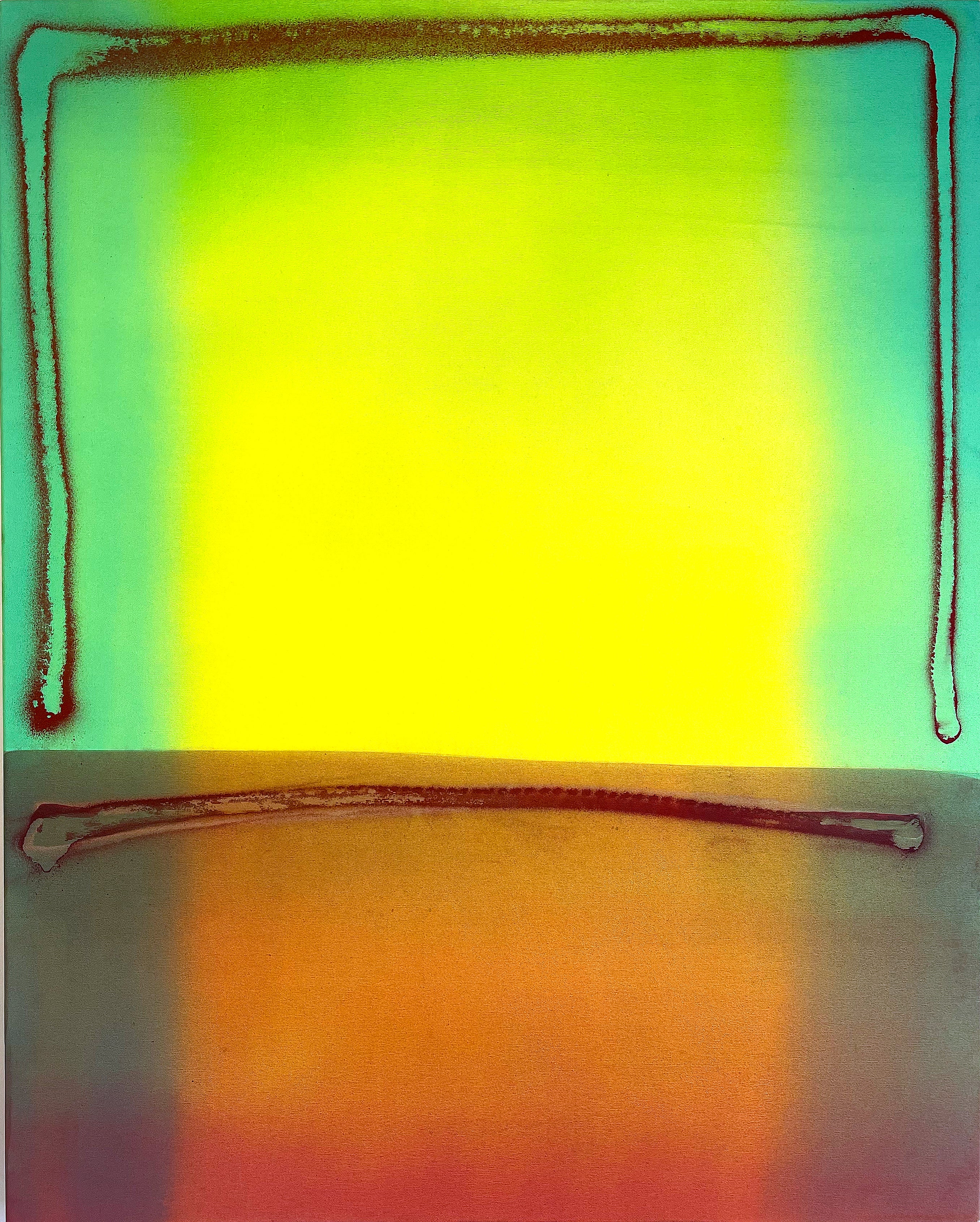 Cuba Libre – Vibrant Abstract Painting | Large Acrylic & Spray Art on Canvas image 2