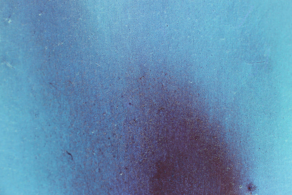Nucleic acid hybridization pattern on a blue background