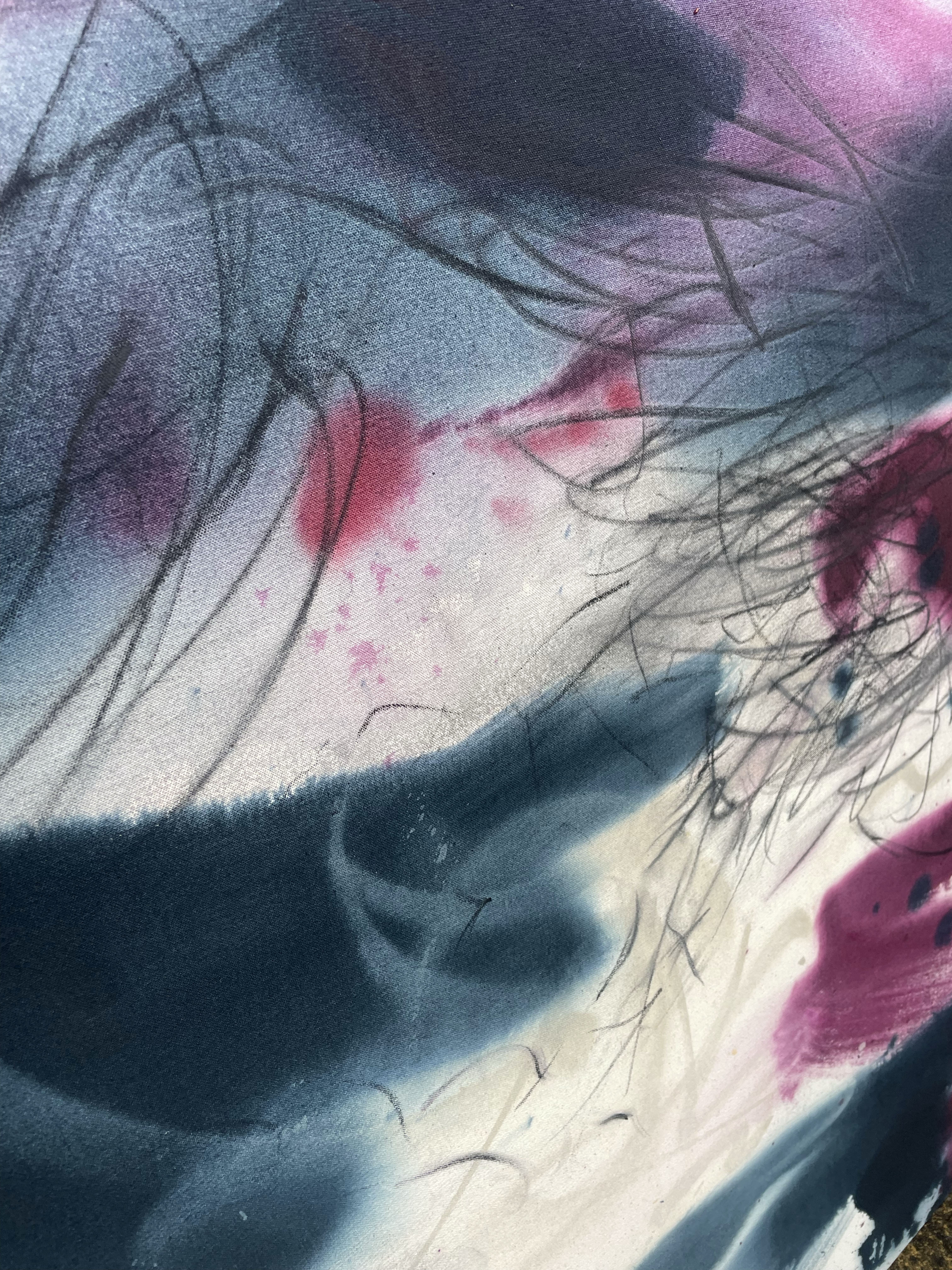 WUTHERING SURGE I – Original Abstract Painting | Atmospheric and Expressive image 5