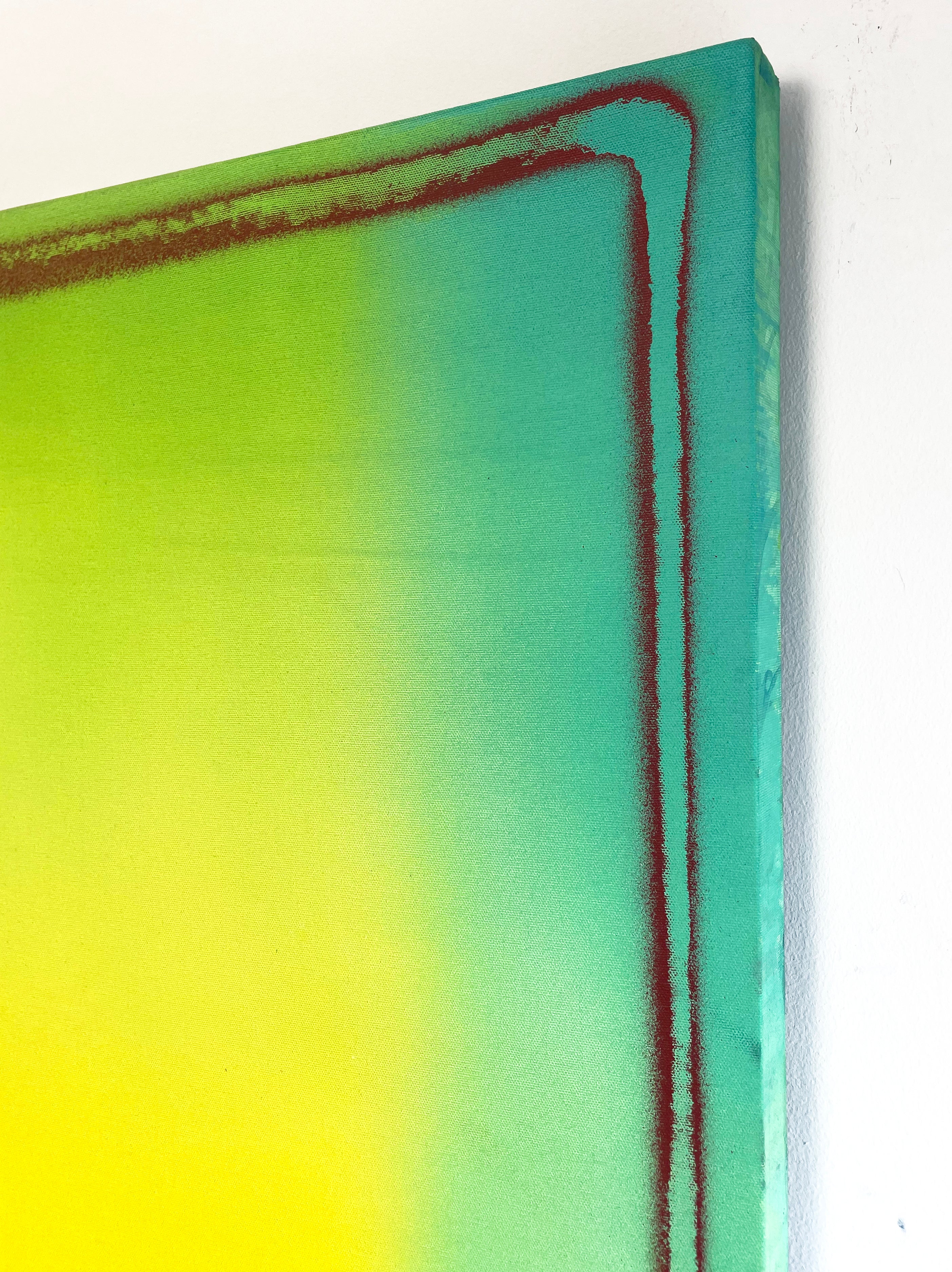 Cuba Libre – Vibrant Abstract Painting | Large Acrylic & Spray Art on Canvas image 3