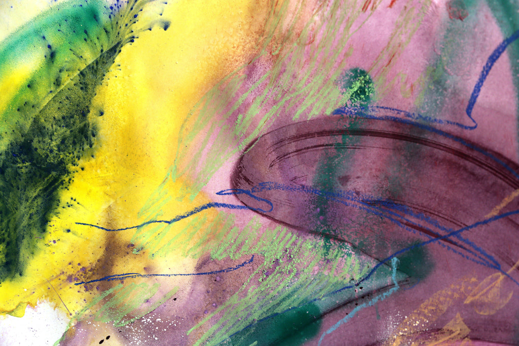 Abstract Painting N139 – Expressive and Vibrant Mixed-Media Abstract Artwork image 4