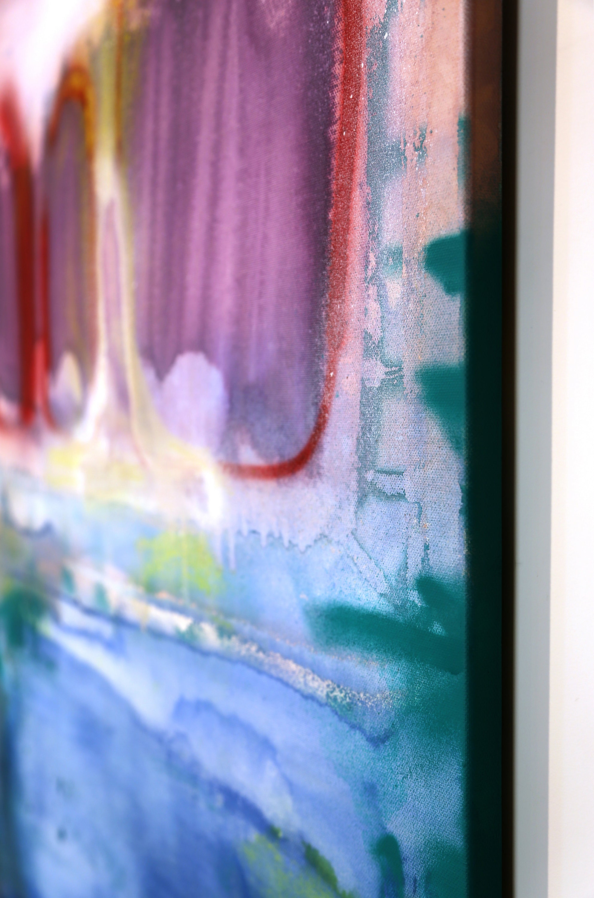 Unknown Place II – Dreamlike Abstract Landscape with Mystical Depth 