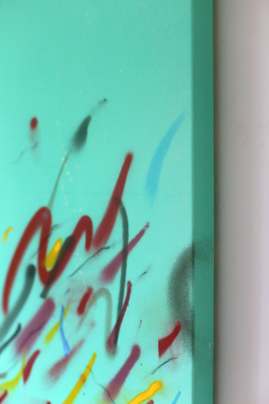 Water Archive – Minimalist Abstract Painting | Fluid Contemporary Canvas Art image 3