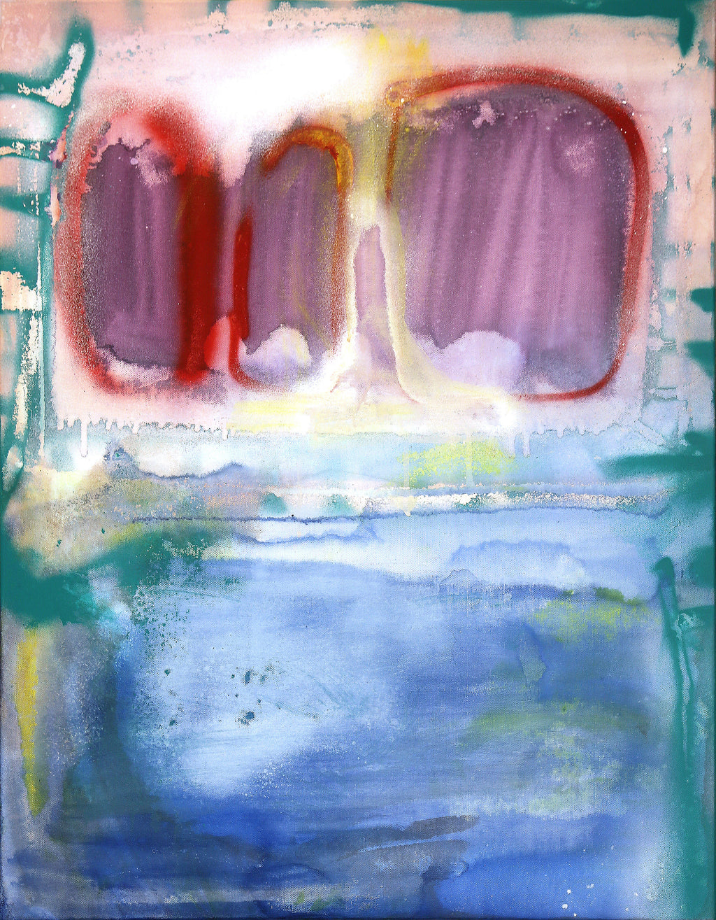 Unknown Place II – Dreamlike Abstract Landscape with Mystical Depth