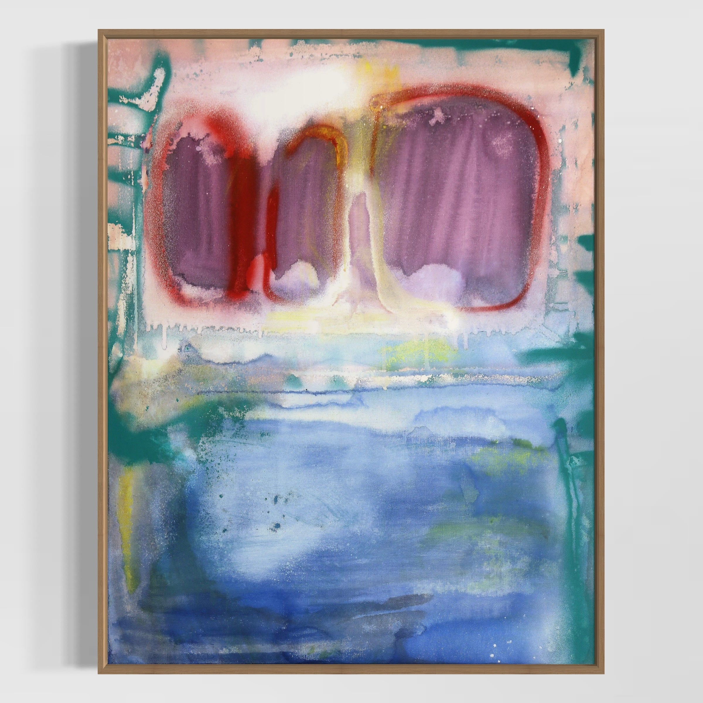 Unknown Place II – Dreamlike Abstract Landscape with Mystical Depth