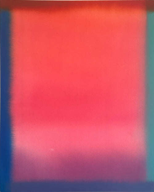 Beyond Pink – Original Abstract Painting | Modern Gradient Canvas Art image 2