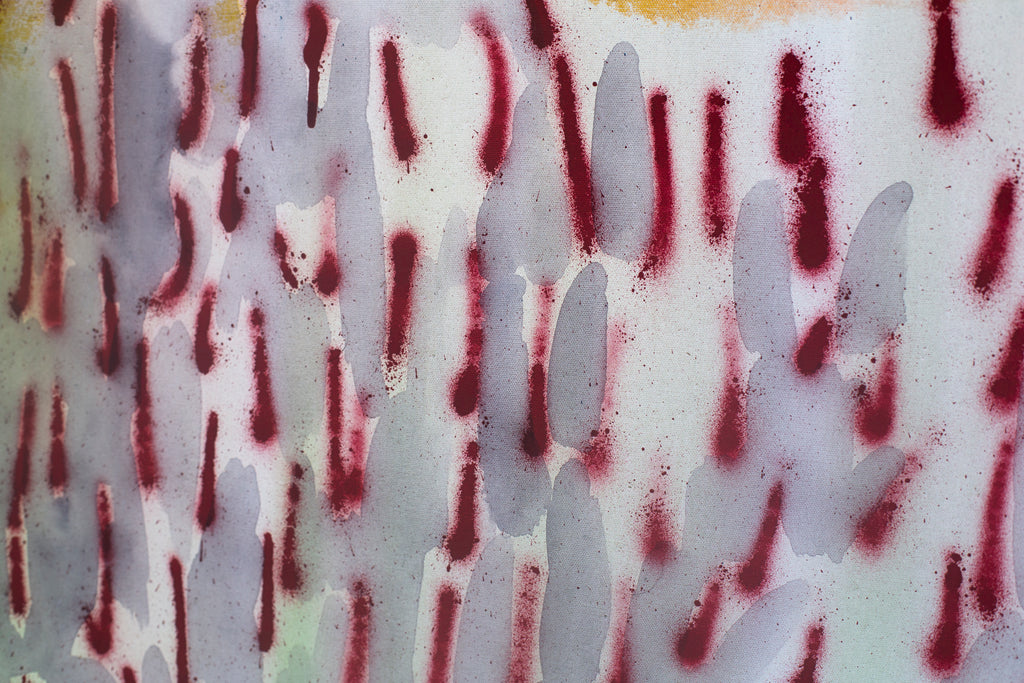 Cloudy With Occasional Rain – Expressive Abstract Painting, Dynamic Artwork image 4